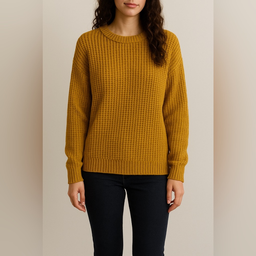 Forever 21 Mustard Sweater fall Gilmore girls preppy